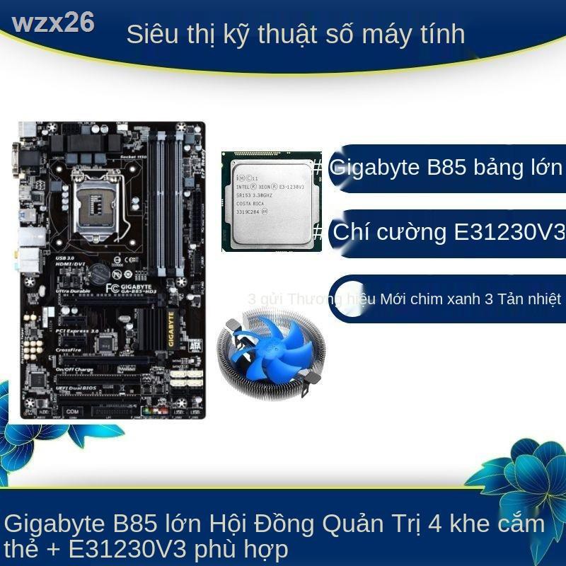 E31230V3 1231v3 Bo mạch chủ ASUS Gigabyte B85 Bộ máy tính chơi game DDR3 không có đồ họa tích hợp