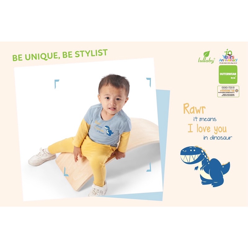 Quần dài JOGGER nỉ da cá bé trai/ gái Lullaby (12m-5y)