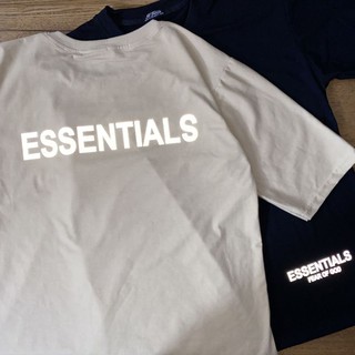 Áo thun  ❤Có size phản quang tay lỡ unisex ESSENTIALS