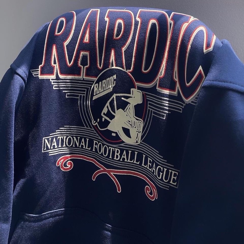 Áo Hoodie Nỉ Lót Bông Form Rộng RARDIC /Màu Xanh Than 2t clothes