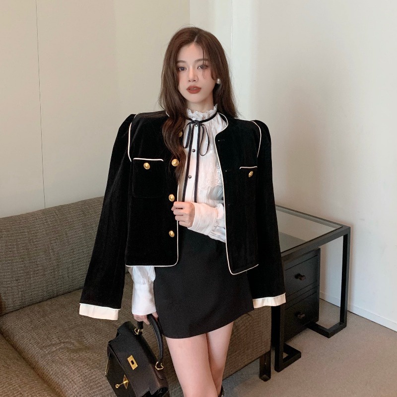 [ORDER+ẢNH THẬT] Set áo nhung dài tay nút bấm sang trọng váy ôm điệu đà Ulzzang siêu đẹp ❤️ | BigBuy360 - bigbuy360.vn