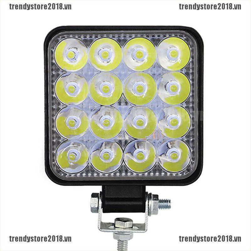 Đèn Led ChốNg Sương Mù 48W 16LED 12V / 24V Cho Xe Hơi