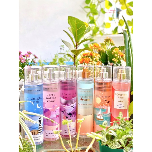 BODY MIST |  Xịt thơm toàn thân BST SUMMER HAPPY MỚI Bath &amp; Body Works