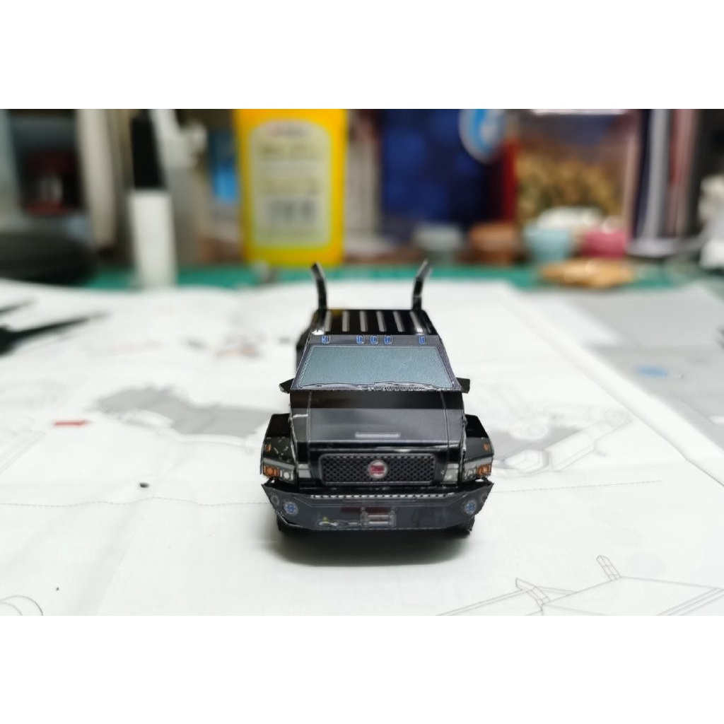 Mô Hình Kim Loại Lắp Ráp 3D MU Transformers Ironhide Car