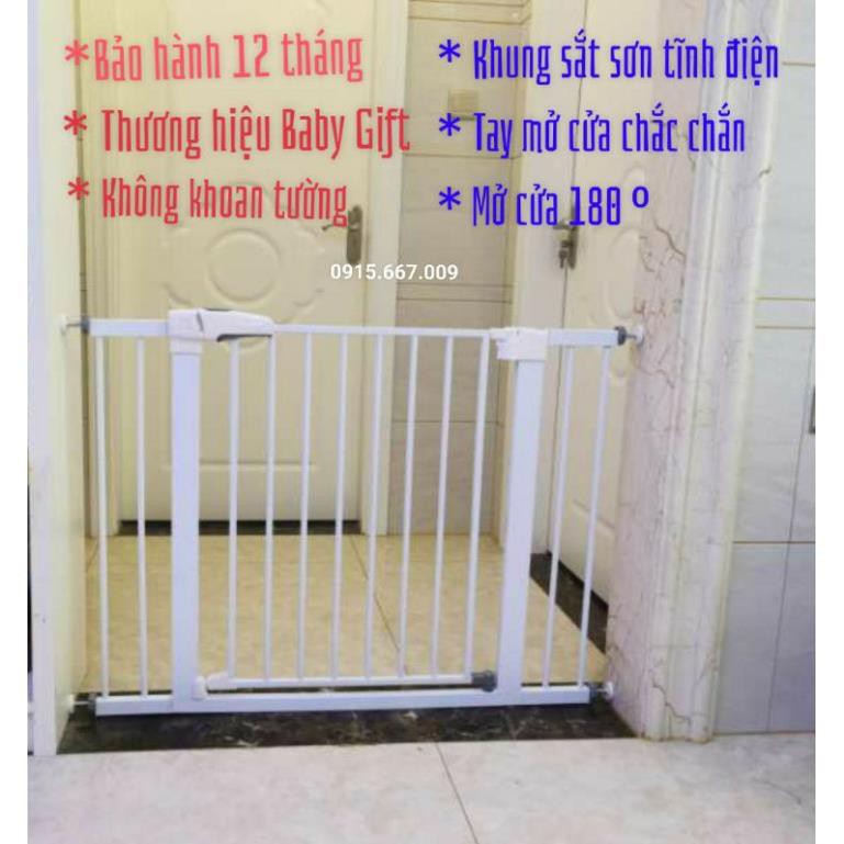 💘 FREE SHIP 💘 Thanh chắn cửa, cầu thang 75-82cm Không cần khoan tường 💘