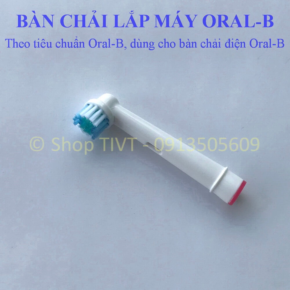 Vỉ 4 bàn chải răng tiêu chuẩn lắp cho máy Oral-B, đầu bàn chải điện YE bộ 4 cái-Shop TIVT