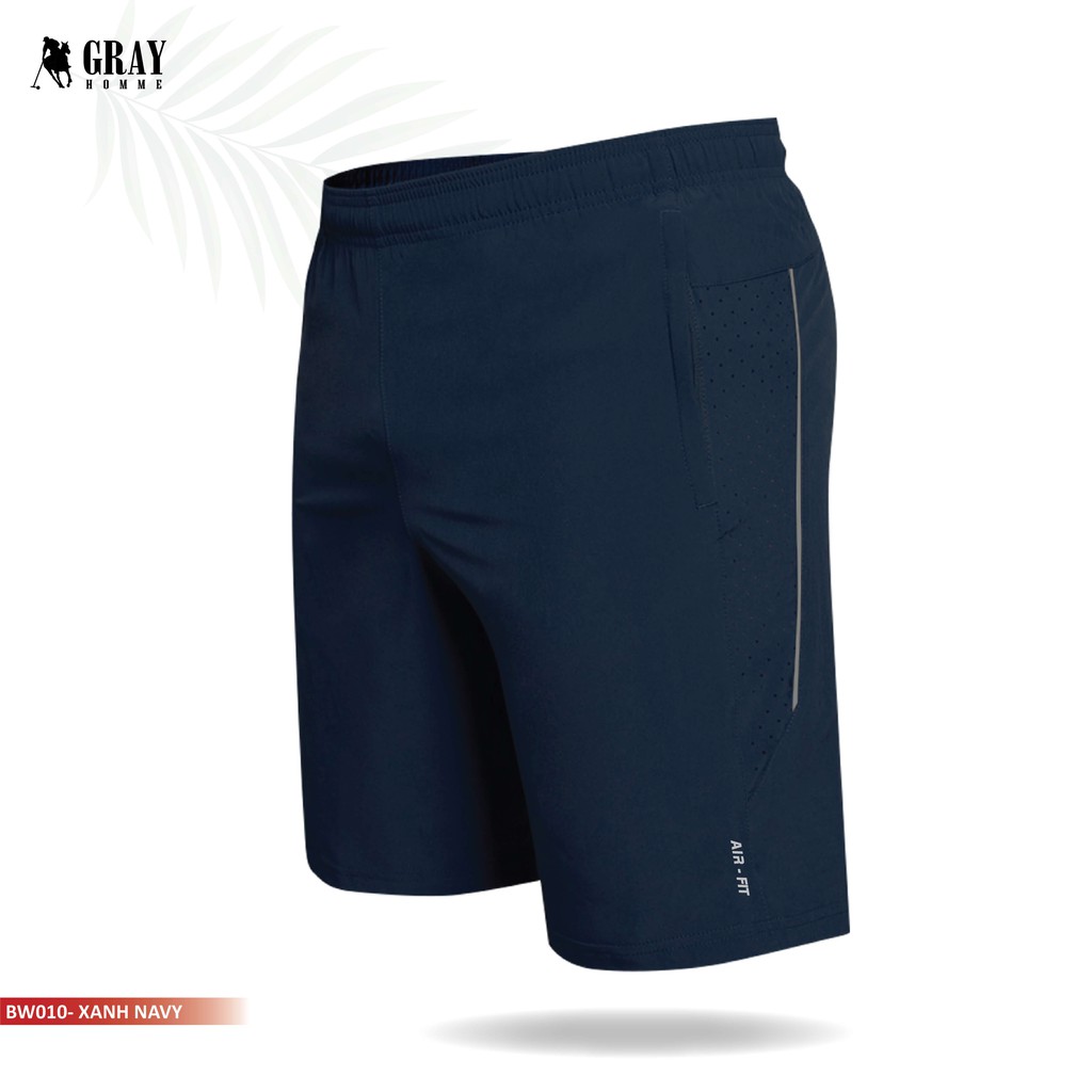 Quần Short Gió Thể Thao Nam Trẻ Trung Hè 2021 GrayHomme BW010 | BigBuy360 - bigbuy360.vn