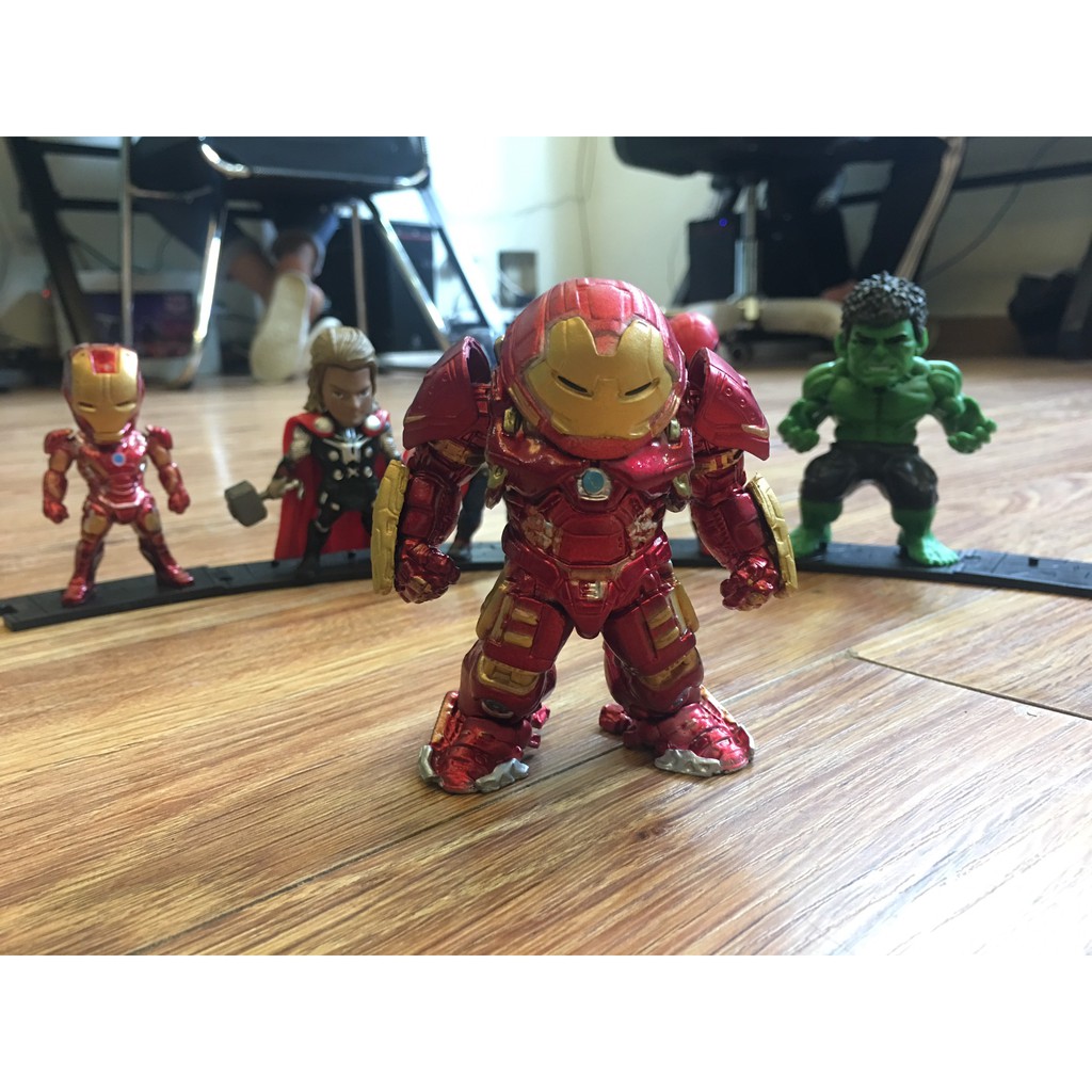 Bộ mô hình mini để bàn Marvel 6 nhân vật siêu anh hùng (có Hulkbuster siêu đẹp)