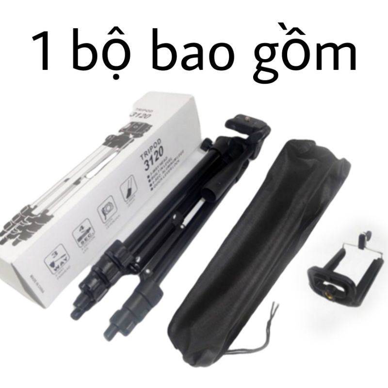 già đỡ tripod 3120 có remote điều khiển chụp hình