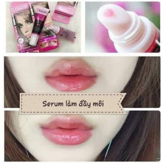 Serum môi Eveline dày đầy môi căng mọng và hồng môi