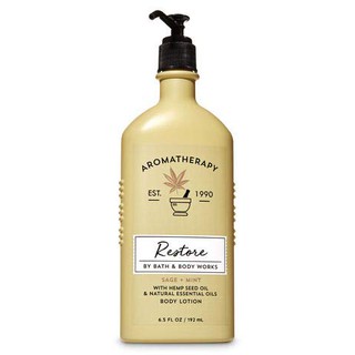 Sữa dưỡng thể thư giãn Restore - Bath & Body Works Aromatherapy (192ml)