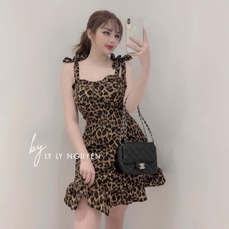 Đầm beo cột dây nơ