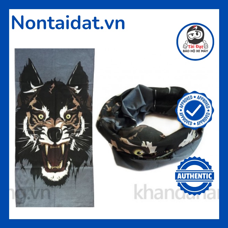 Khăn đa năng Tài Đạt che mặt chơi thể thao, đi xe máy, xe đạp mẫu 29