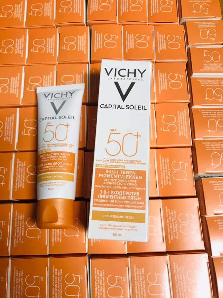 Kem chống nắng Vichy Capital Soleil 3in1 SPF50+ 50ml