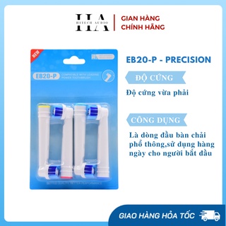 Đầu bàn chải điện thay thế EB20-P- PRECISION đánh tan mảng bám sản xuất theo tiêu chuẩn của Oral B