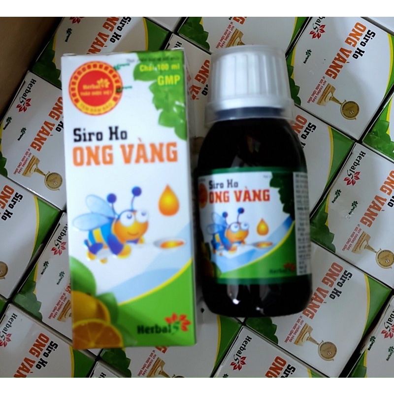 Siro ho ong vàng chai 100ml