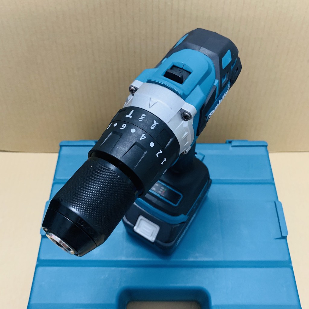 Máy khoan pin 118V Makita 3 chức năng có búa, Động cơ không chổi than siêu mạnh mẽ