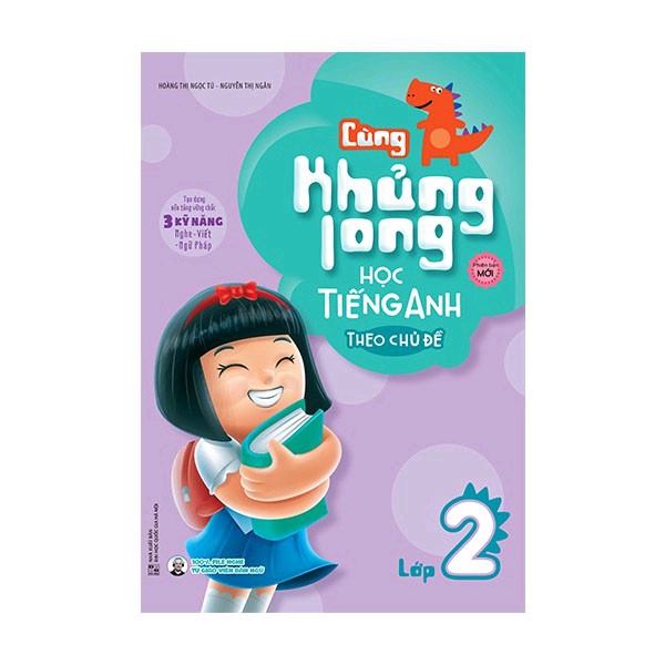 Sách: Cùng Khủng Long Học Tiếng Anh Theo Chủ Đề Lớp 2 (Tái bản)