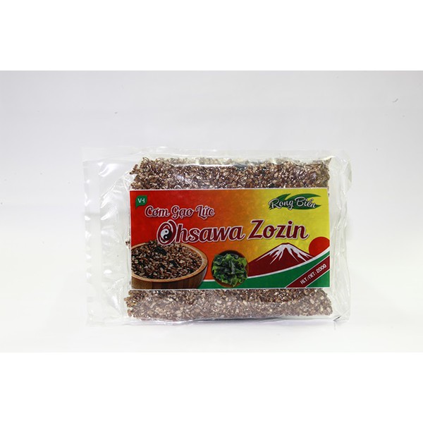 COMBO 10 GÓI CƠM GẠO LỨT RONG BIỂN OHSAWA ZOZIN 200g/ 1 gói