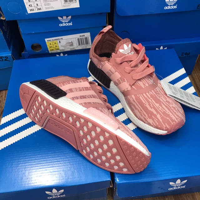 XẢ HÀNG HOT XẢ KHO THANH LÝ - RẺ Giày NMD R1 Hồng Xước Nữ | Sale Rẻ | Có Sẵn 2020 . BÁN RẺ 👟 :)) , " ~ $