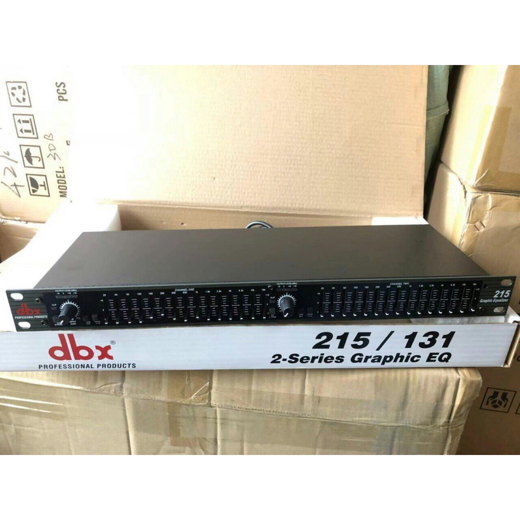 Lọc âm Equalizer dbx 215 dùng cho karaoke chuyên nghiệp.