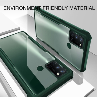 Ốp điện thoại trong suốt chống sốc cho Realme 7i 7 Nro 10 20 Pro C17 C15 C12 C11