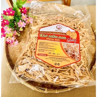 Khô sườn non chay ướp sẵn gia vị  gói 500gr '' xé sợi''