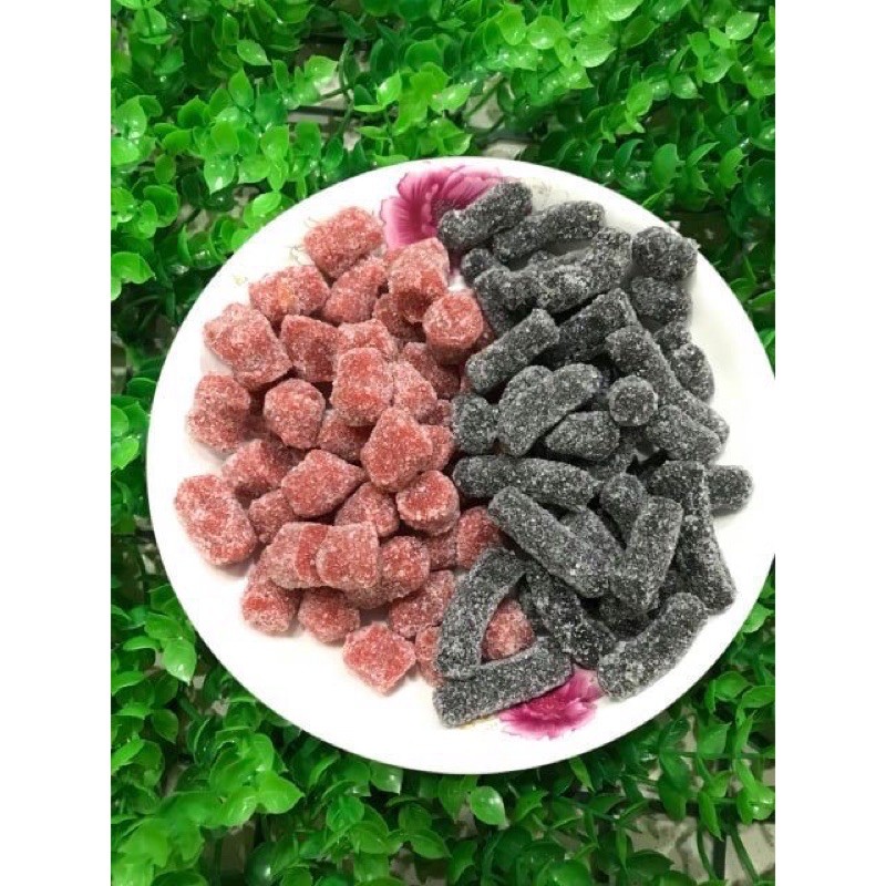 500g Kẹo dâu tây mix dâu tằm