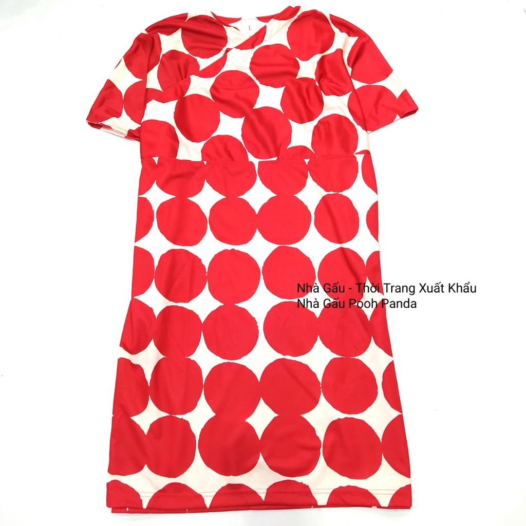 Đầm bigsize chấm bi tròn 300822