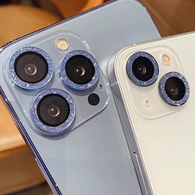 Bộ miếng dán Bảo Vệ camera Nhũ Diamond Dành Cho 11 Pro/11 proMax/12 PRO/12 proMAX/13pro/13Promax
