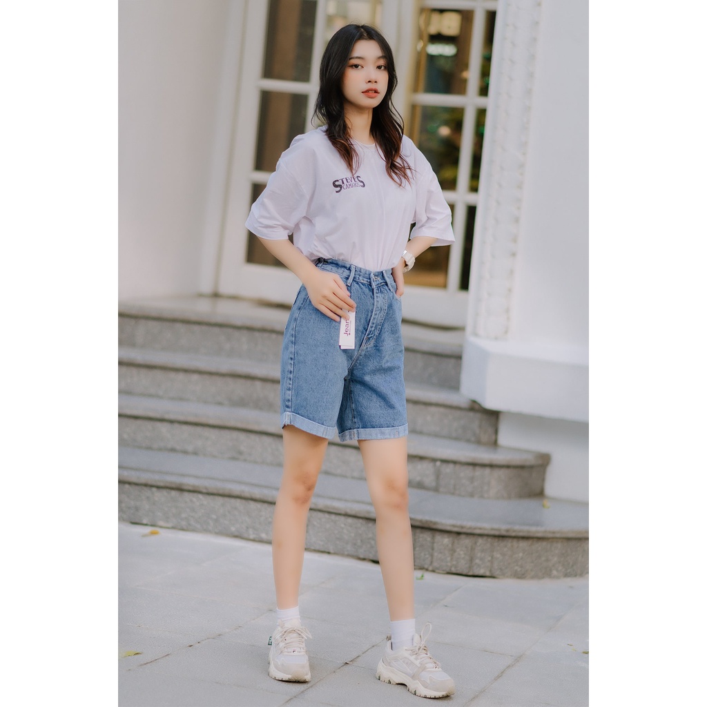 QUẦN SHORT JEAN STYLE ULZZANG CẠP CAO