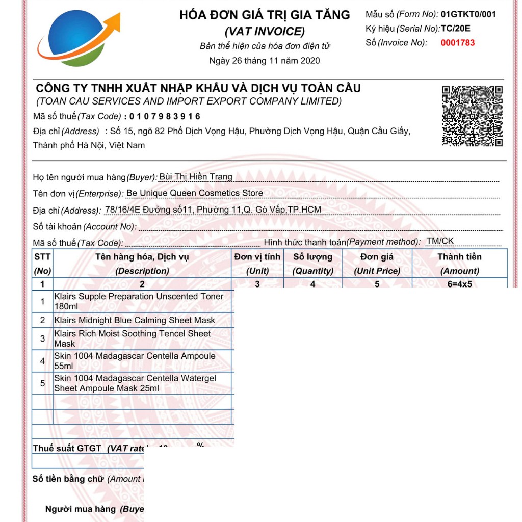 [Chính Hãng] Serum Rau Má Skin 1004 Madagascar Centella Asiatica Ampoule | BigBuy360 - bigbuy360.vn