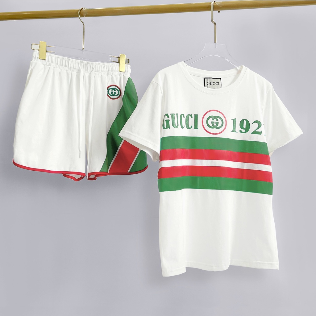 Set Quần Đùi GUC.CI Hàng Xuất Xịn, Chất Vải Cotton Mềm Mịn.
