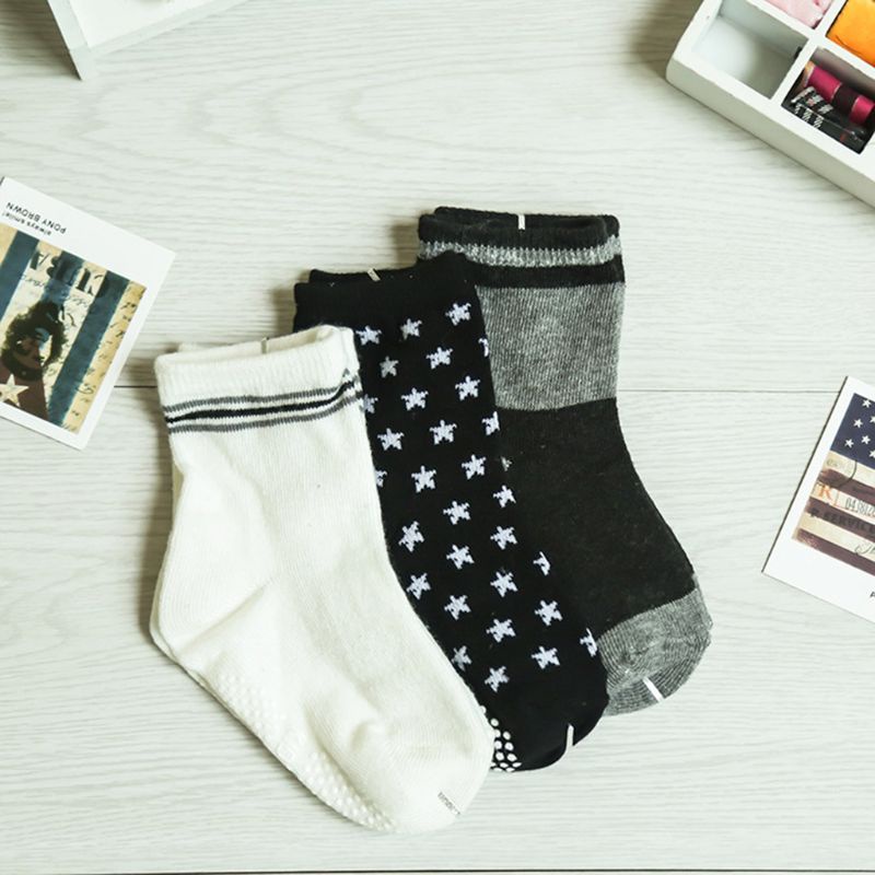 Set 12 Đôi Vớ Dệt Kim Chống Trượt Chống Trượt Cho Bé | BigBuy360 - bigbuy360.vn