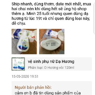 Dung dịch vệ sinh phụ nữ Dạ Hương