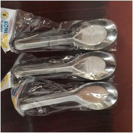 Thìa phở inox cán dài loại dày