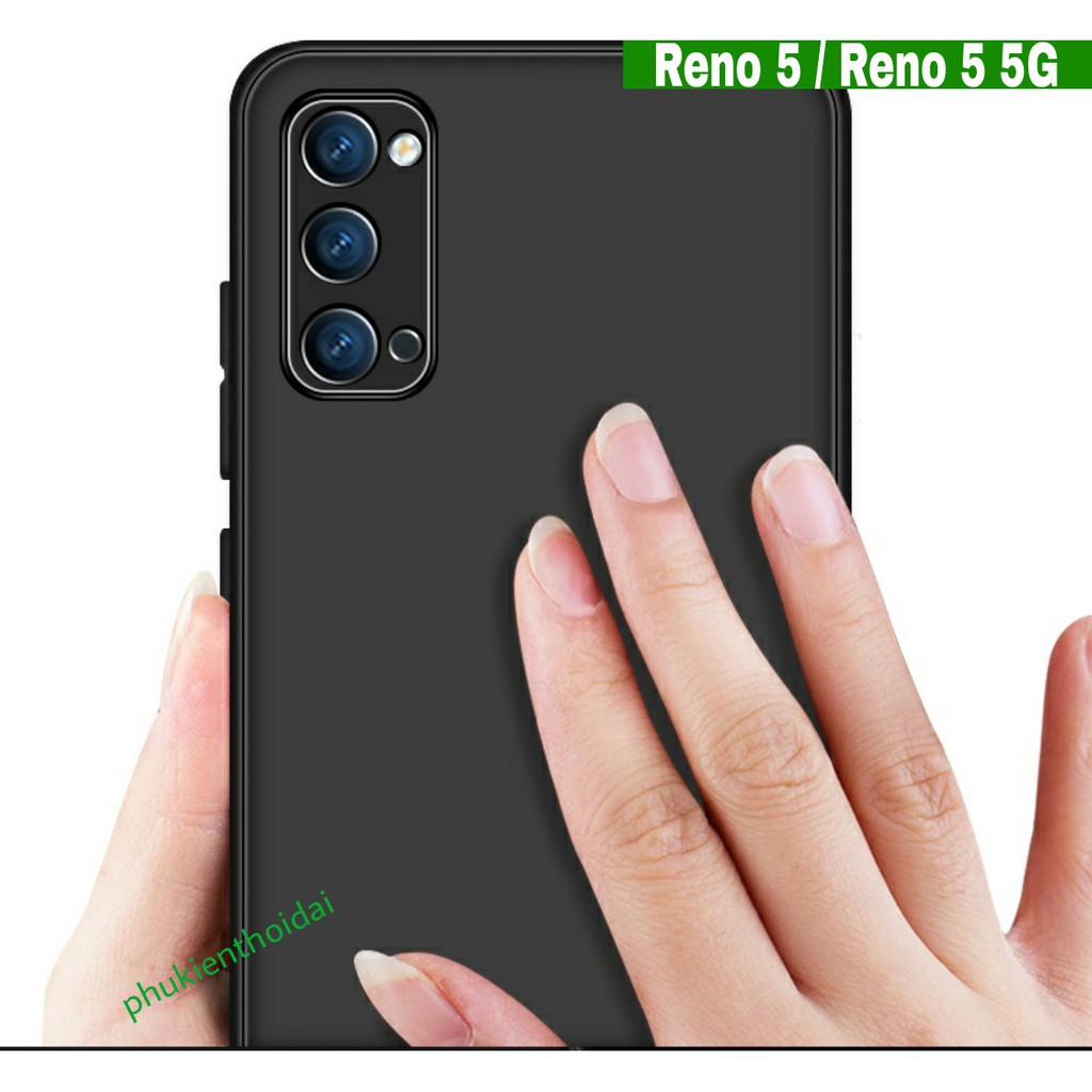 Ốp lưng Oppo Reno 5 / Reno 5 5G / Reno 6Z 5G / Reno 6 5G / Reno 7 5G dẻo trong suốt lồi 4 góc chống sốc lâu ố vàng