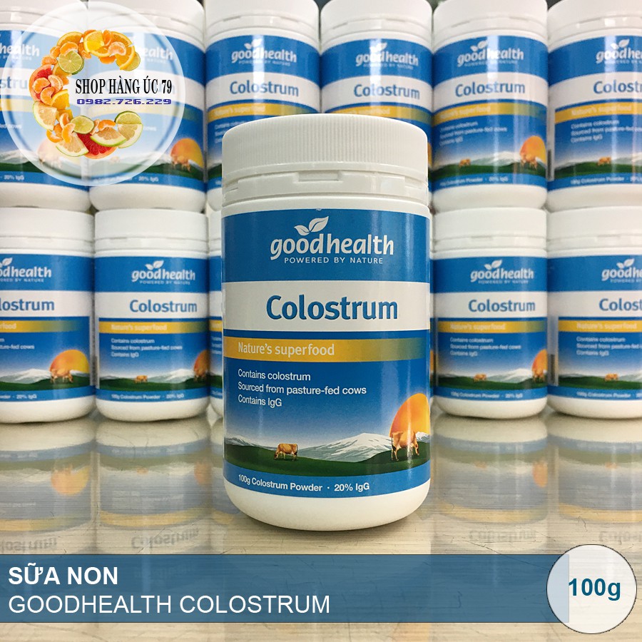 Sữa non 100% của New Zealand - goodhealth Colostrum (Hộp 100g)