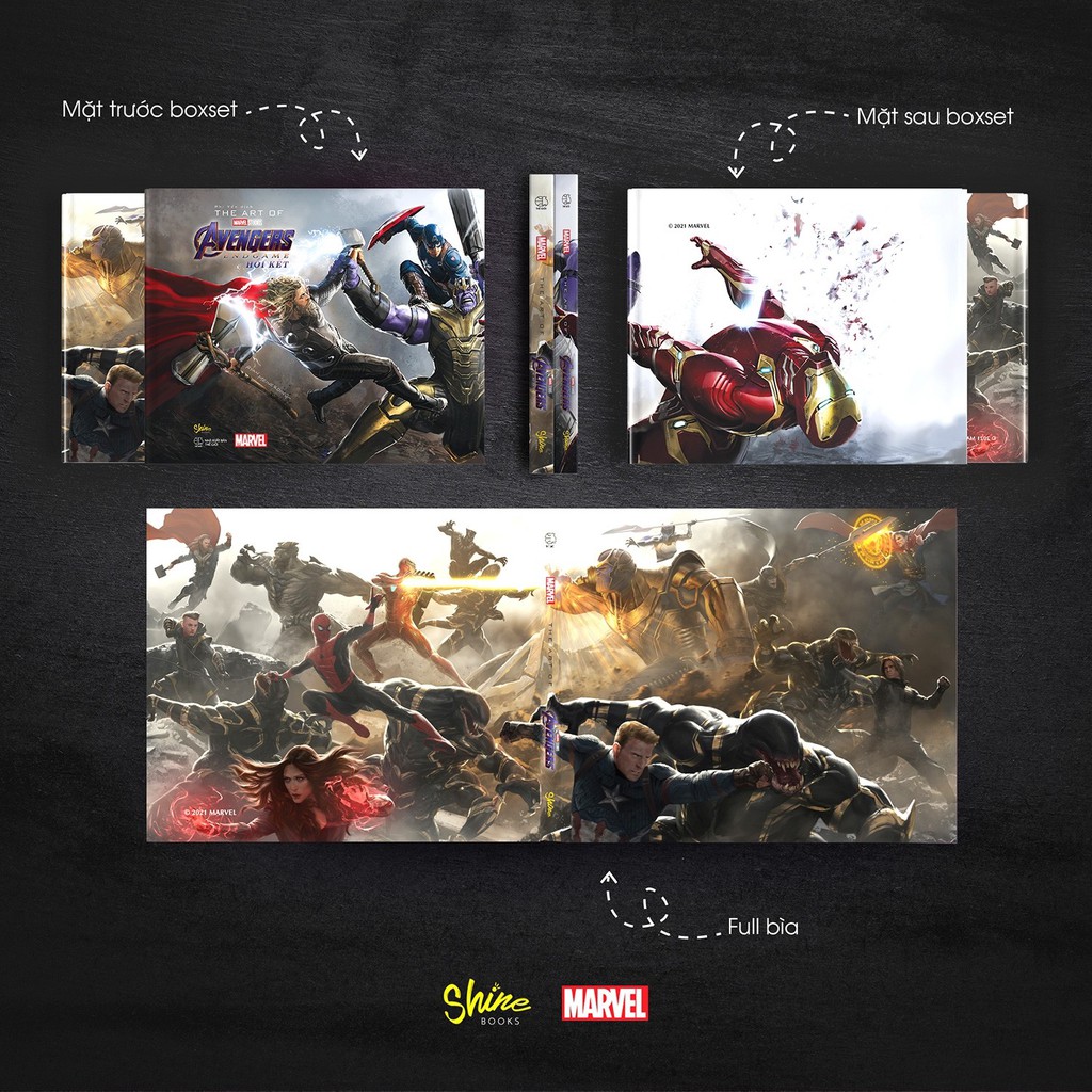 Sách - The Art Of Marvel Studios Avengers Endgame - Cuộc Chiến Vô Cực (Hồi Kết)