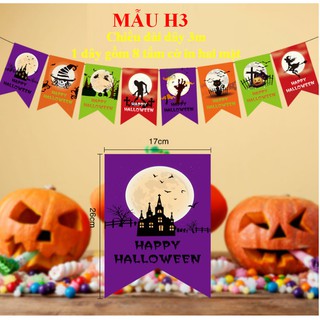 Cờ trang trí halloween NHIỀU MẪU
