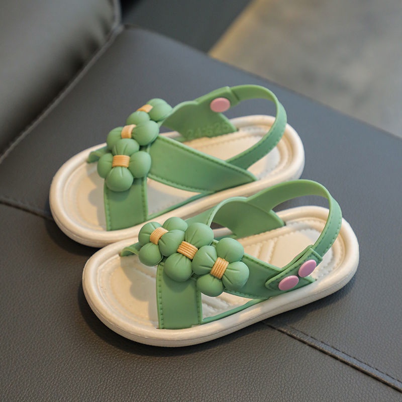 Giày Sandal Đi Biển Đế Chống Trượt Phong Cách Thời Trang Pháp Hàng Mới Dành Cho Bé Gái 2023