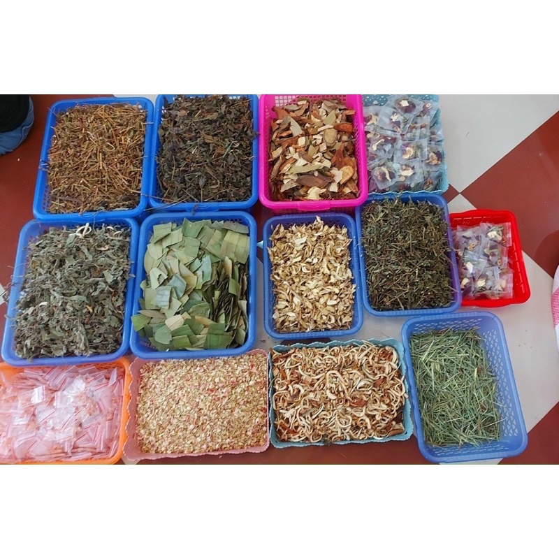 Lá Xông Giải Cảm( Tặng Kèm 1 Gói trà xuyên tâm liên)