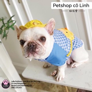 Áo sơ mi đũi + mũ xinh cho boss ❤️❤️