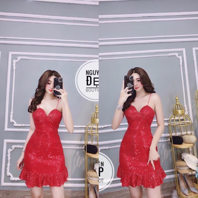 Đầm ôm body kim sa cao cấp