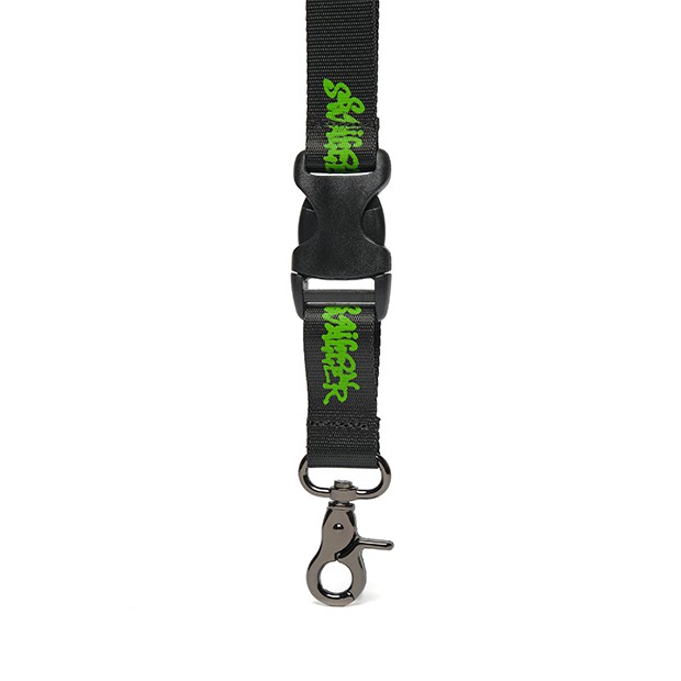 Dây Đeo Thời Trang Đa Năng SAIGON SWAGGER® SGS Black/Neon Green Lanyard