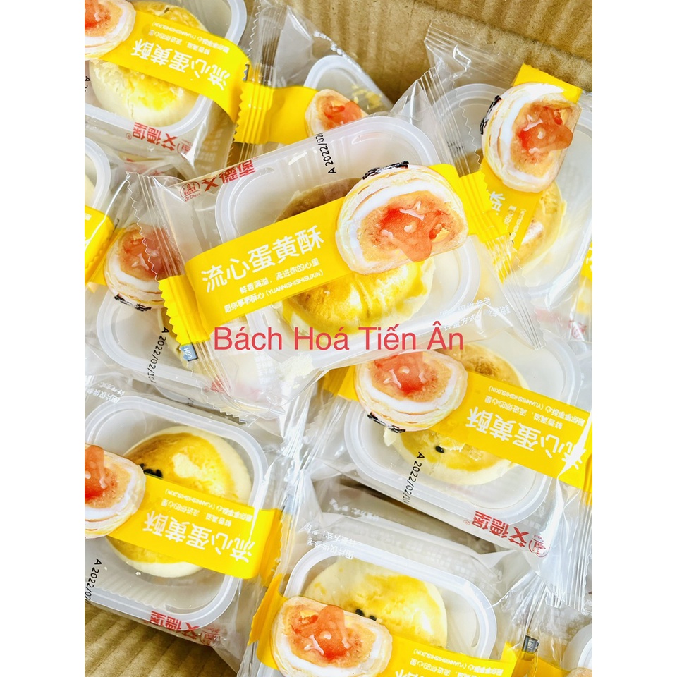 2 cái bánh pía Trứng muối tan chảy Đài Loan 105g