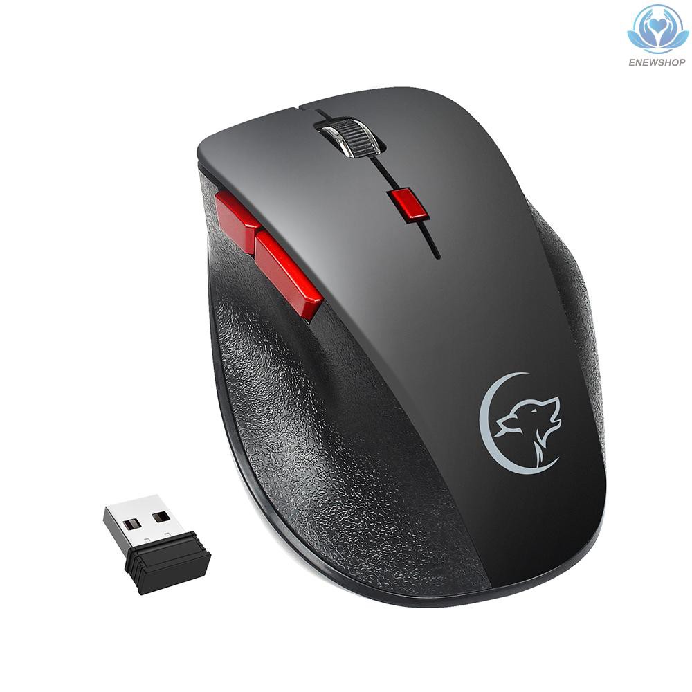 【enew】YWYT Wireless Mouse 2.4GHz Gaming Mouse Ergonomic Design Gaming Mouse Optical Mouse 2400DPI