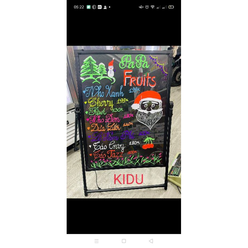 [ Hàng Cao Cấp ] Bảng Viết Dạ Quang ( Tặng kèm chân giá + 8 bút + Điều khiển + khăn lau bảng ) | BigBuy360 - bigbuy360.vn