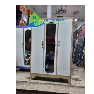Tủ sắt màu kem sơn tĩnh điện 1m8x1m2