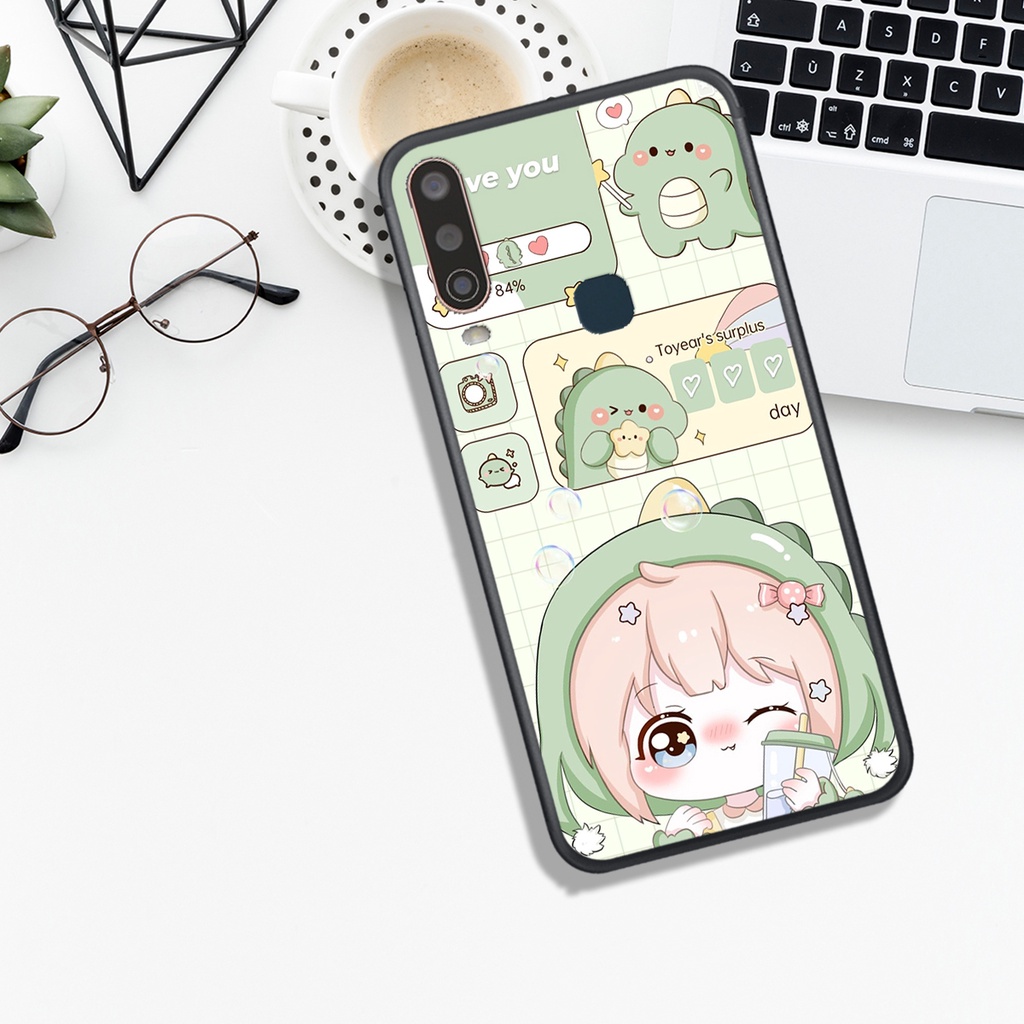 [HOT]ỐP VIVO Y11 - Y12 - Y15 - Y17 - Y19, IN HÌNH KHỦNG LONG CHIBI SIÊU DỄ THƯƠNG.